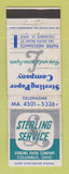 Matchbook Cover - Sterling Paper Company Columbus OH WEAR
