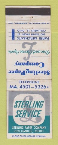 Matchbook Cover - Sterling Paper Company Columbus OH WEAR