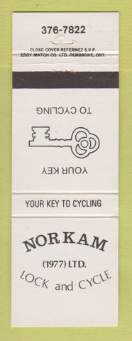 Matchbook Cover - Nor Kam Lock Cycle