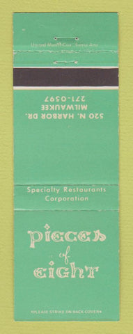 Matchbook Cover - Pieces of Eight Milwaukee WI