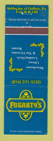 Matchbook Cover - Fogarty's Holiday Inn DuBois PA WEAR