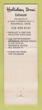 Matchbook Cover Holiday Inn Coliseum Barney Google's Emporium Richfield OH WEAR