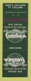 Matchbook Cover - Winston's Restaurant Fort Collins Colorado