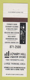 Matchbook Cover - Lowry Hill Liquor Store Minneapolis MN