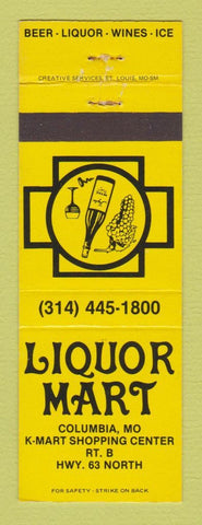 Matchbook Cover - Liquor Mart Columbia MO