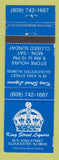 Matchbook Cover - King Street Liquors Gloucester NJ