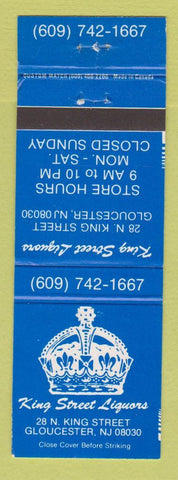 Matchbook Cover - King Street Liquors Gloucester NJ
