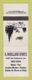 Matchbook Cover - B Robillard Sports Quebec QC WEAR