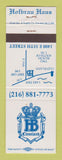 Matchbook Cover - Hofbrau Haus Cleveland OH Oktoberfest Painesville