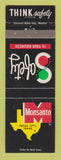 Matchbook Cover - Monsanto Texas City TX Safety
