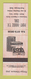 Matchbook Cover - Pont Rouge TV Stereo QC