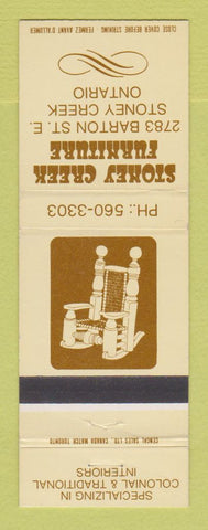 Matchbook Cover - Stoney Creek Furniture ON