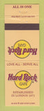Matchbook Cover - Hard Rock Cafe