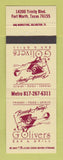 Matchbook Cover - G'Olivers Bar Grill Fort Worth TX