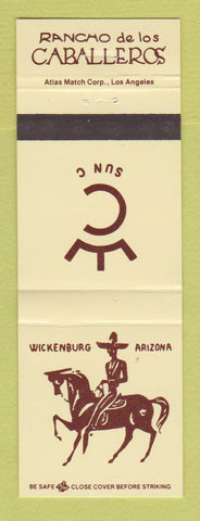 Matchbook Cover - Rancho de los Caballeros Wickenburg AZ