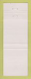 Matchbook Cover - Bulova Watches Highland's Jewelry Warrensburg MO