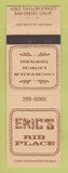 Matchbook Cover - Eric's Rib Place San Diego CA