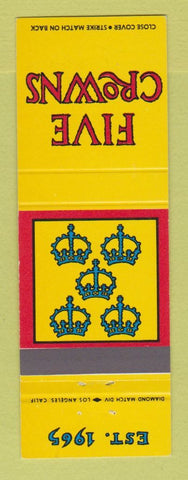 Matchbook Cover - Five Crowns Corona Del Mar CA