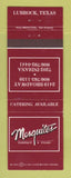 Matchbook Cover - Mesquites BBQ Steaks Lubbock TX