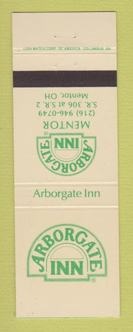 Matchbook Cover - Arborgate Inn Mentor OH