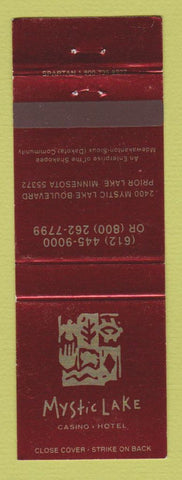 Matchbook Cover - Mystic Lake Casino Hotel Prior Lake MN WEAR