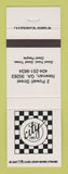 Matchbook Cover - City Cafe Newnan GA