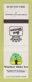 Matchbook Cover - Windsor Oaks Inn Grayville IL Best Western