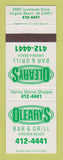 Matchbook Cover - O'Leary's Bar Grill Virginia Beach VA