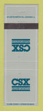 Matchbook Cover - CSX Transportation Railroad