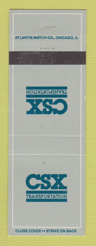 Matchbook Cover - CSX Transportation Railroad