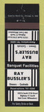 Matchbook Cover - Ray Bussler's Restaurant Milwaukee WI Oak Creek