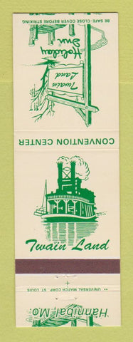 Matchbook Cover - Twain Land Hannibal MO Holiday Inn