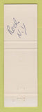 Matchbook Cover - John Scibilia County Legislator Election Rochester NY