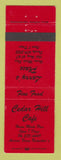 Matchbook Cover - Larry's Place Cedar Hill Cafe Pevely? MO?