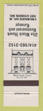 Matchbook Cover - Black Hawk Restaurant Lounge Fort Atkinson WI