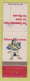 Matchbook Cover - Hotels Toledo OH Commodore Perry Secor Willard