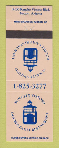 Matchbook Cover - Sun City Vistoso Double Eagle Restaurant Tucson AZ