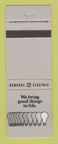 Matchbook Cover - General Electric GE