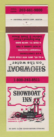 Matchbook Cover - Showboat Inn Greenwich CT