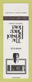 Matchbook Cover - Bristol Place Hotel Toronto ON Dr Livingstone's