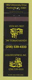 Matchbook Cover - Liquor Express Huntsville AL
