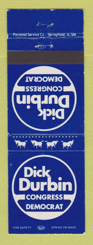 Matchbook Cover - Dick Durban Congress Election