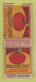 Matchbook Cover - Romolo Ragu Tomato Sauce Brooklyn NY DQ BOBTAIL WORN