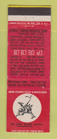 Matchbook Cover - Exercise Bike Offer Exercycle
