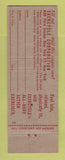 Matchbook Cover - Exercise Bike Offer Exercycle
