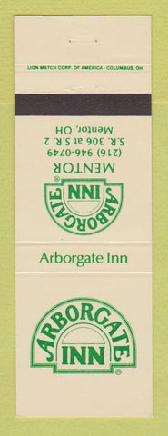 Matchbook Cover - Arborgate Inn Mentor OH