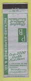 Matchbook Cover - Packard Bamberger Grocery