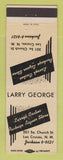 Matchbook Cover - Larry's Cactus Liquor Store Las Cruces NM WHITE