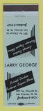Matchbook Cover - Larry's Cactus Liquor Store Las Cruces NM BLUE