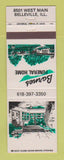 Matchbook Cover - Barnes Funeral Home Belleville IL